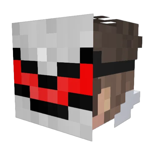 xGonna64h Minecraft avatar head, 3D render