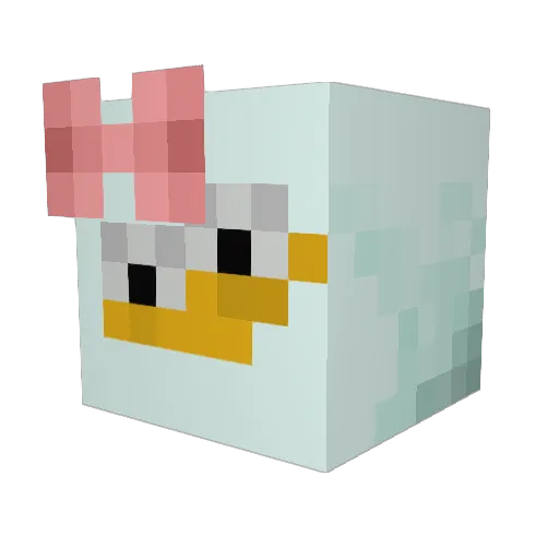 xGooch Minecraft avatar head, 3D render
