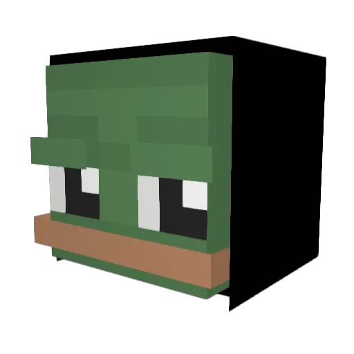 xGoody01 Minecraft avatar head, 3D render