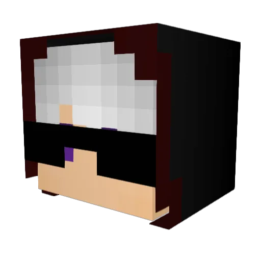 xGorsh Minecraft avatar head, 3D render