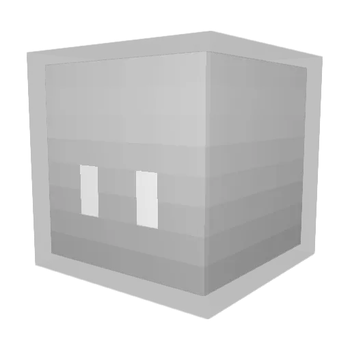 xGotchu Minecraft avatar head, 3D render