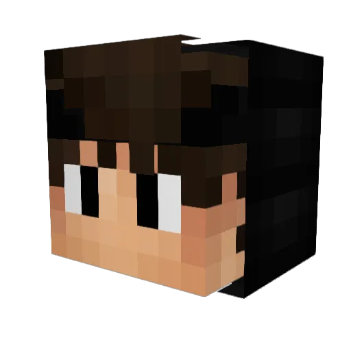 xGroot Minecraft avatar head, 3D render