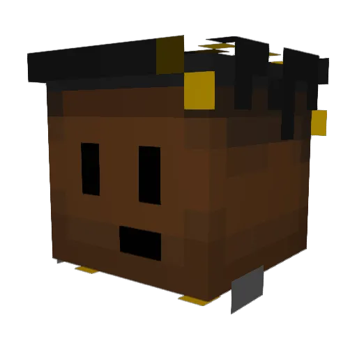xGrundlos Minecraft avatar head, 3D render