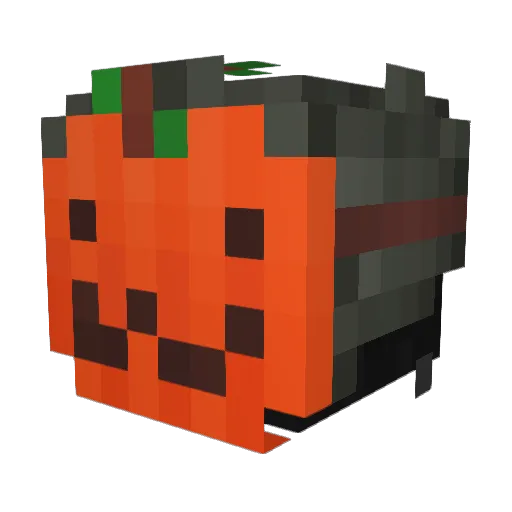 xHaddix Minecraft avatar head, 3D render