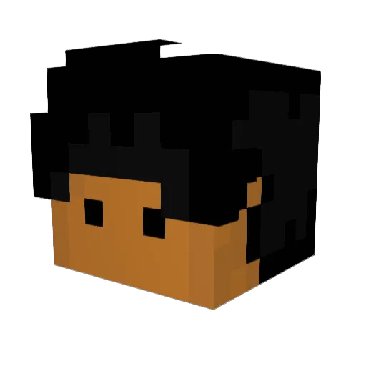 xHaikiTZ_ Minecraft avatar head, 3D render