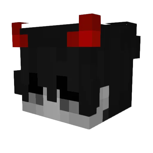 xHami Minecraft avatar head, 3D render