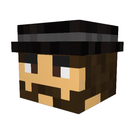 xHeigl02 Minecraft avatar head, 3D render