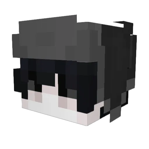 xHell Minecraft avatar head, 3D render