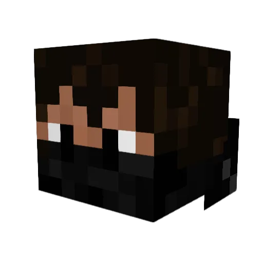 xHesen Minecraft avatar head, 3D render
