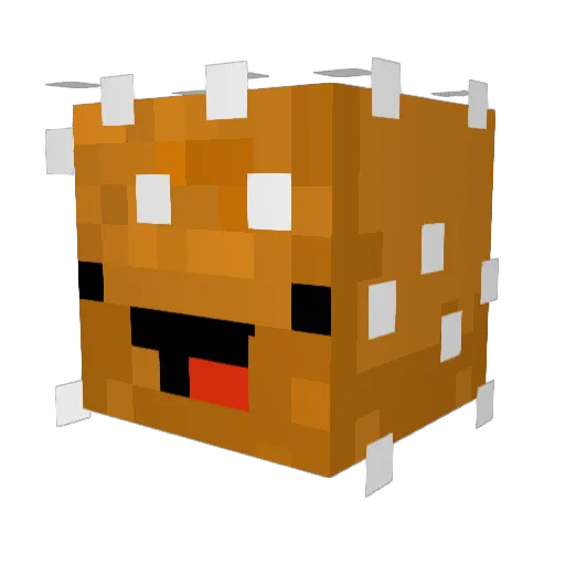 xHitsLikeBurger Minecraft avatar head, 3D render