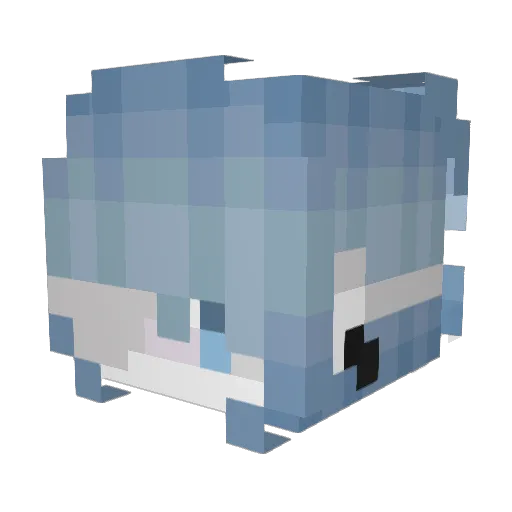 xHuang03 Minecraft avatar head, 3D render