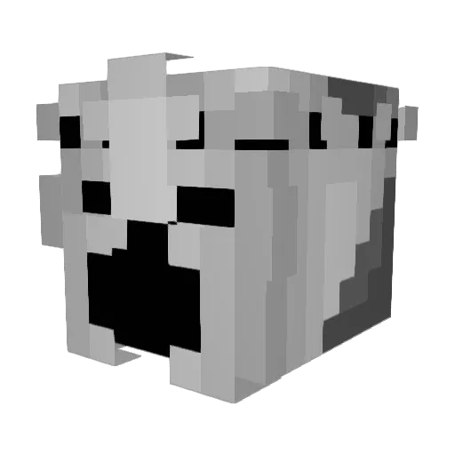 xHugho Minecraft avatar head, 3D render