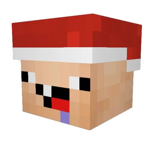 xHugoPvP Minecraft avatar head, 3D render