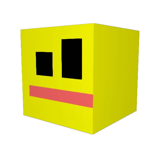 xHuugo Minecraft avatar head, 3D render
