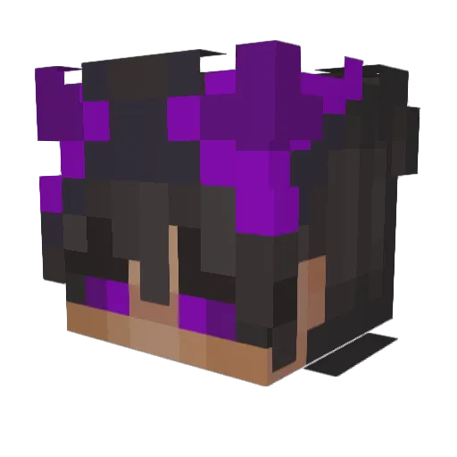 xI3eelzebul Minecraft avatar head, 3D render