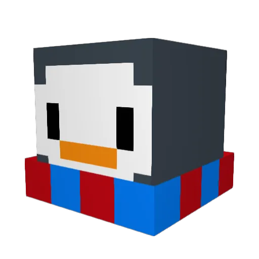 xIAlex Minecraft avatar head, 3D render
