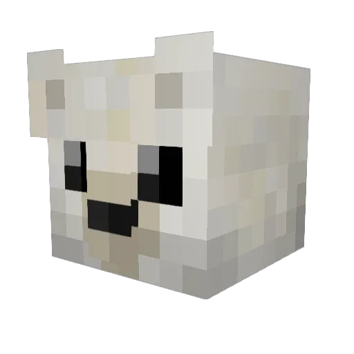 xIDeratrix Minecraft avatar head, 3D render