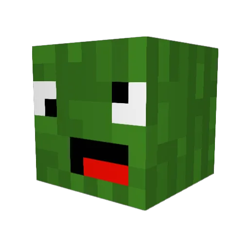 xIFelix Minecraft avatar head, 3D render