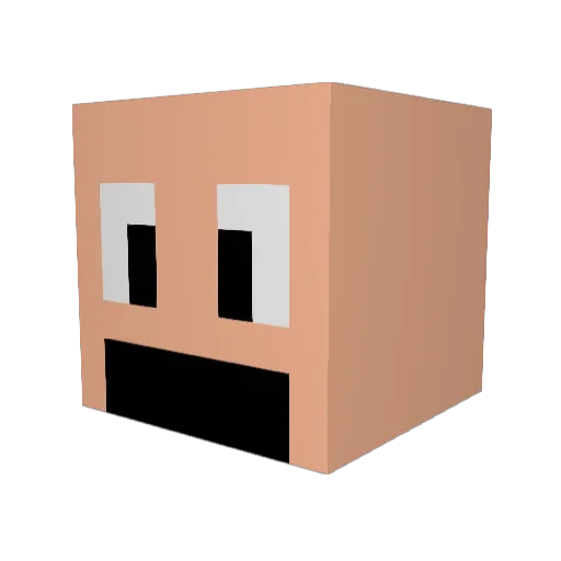xIFr0z3n Minecraft avatar head, 3D render