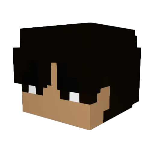 xIItsRex Minecraft avatar head, 3D render