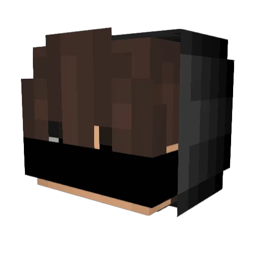xILentox Minecraft avatar head, 3D render