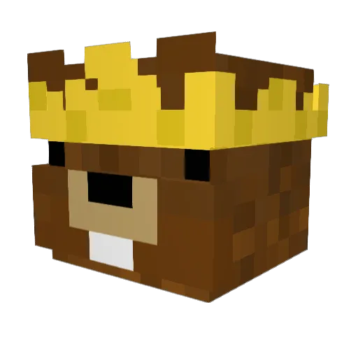 xIMRene Minecraft avatar head, 3D render