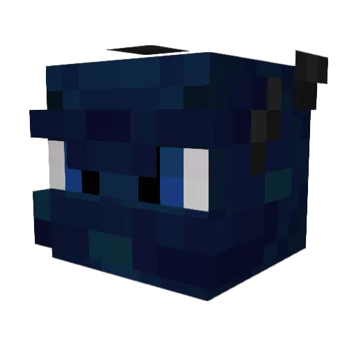 xISilasIx Minecraft avatar head, 3D render