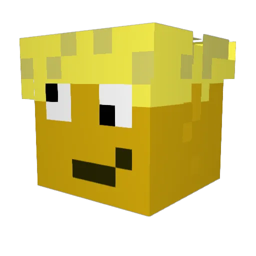 xIVANx_ Minecraft avatar head, 3D render