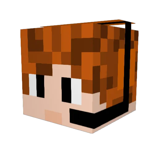 xI_PwNaGe_x Minecraft avatar head, 3D render