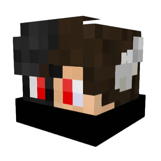 xImLeqit_ Minecraft avatar head, 3D render