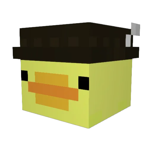 xImLuca Minecraft avatar head, 3D render