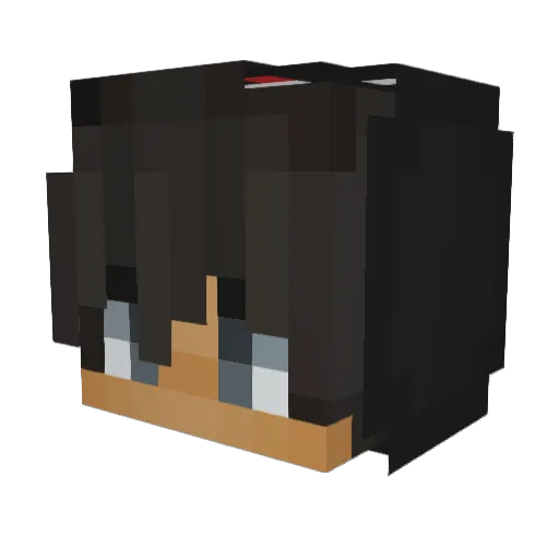 xImPhilipp Minecraft avatar head, 3D render