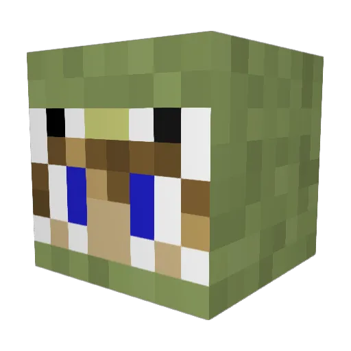 xImRem0 Minecraft avatar head, 3D render