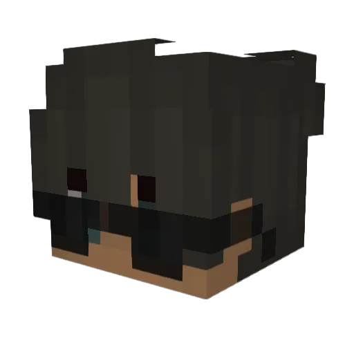 xImReshi Minecraft avatar head, 3D render