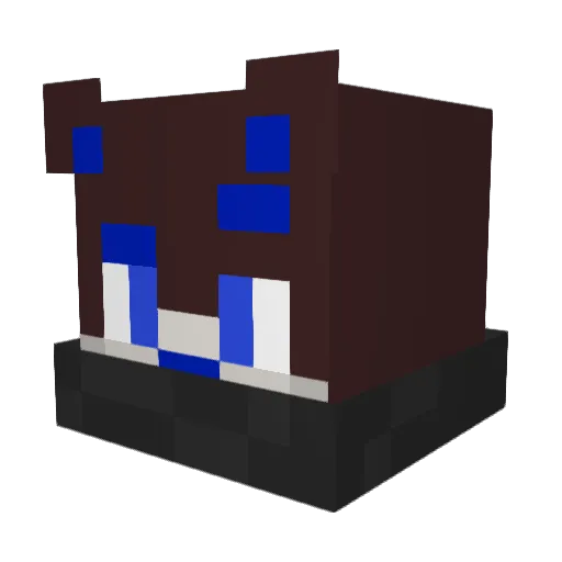 xIm_Errinel Minecraft avatar head, 3D render