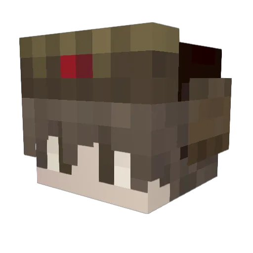 xImperator Minecraft avatar head, 3D render