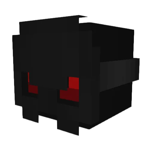 xIncapable Minecraft avatar head, 3D render
