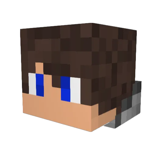 xInfamousPvp Minecraft avatar head, 3D render