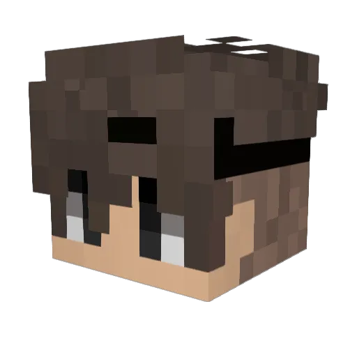 xIsoStrafee Minecraft avatar head, 3D render