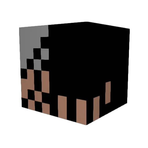 xItsMyLife Minecraft avatar head, 3D render