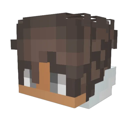 xItsRyan Minecraft avatar head, 3D render