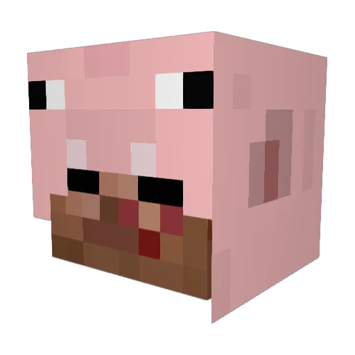xJ0Tx Minecraft avatar head, 3D render