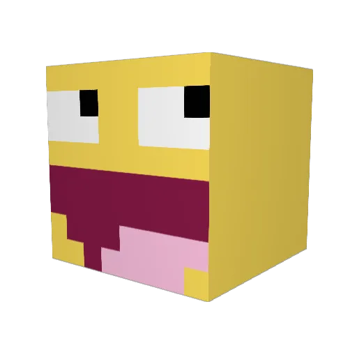 xJaMeSeY Minecraft avatar head, 3D render