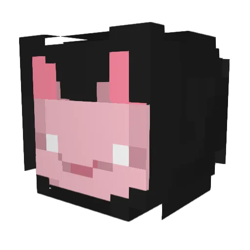 xJack213 Minecraft avatar head, 3D render