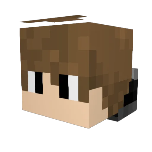 xJaggard Minecraft avatar head, 3D render