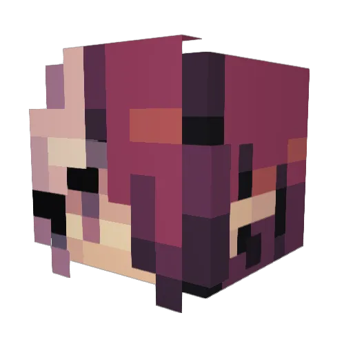 xJannis0812x Minecraft avatar head, 3D render