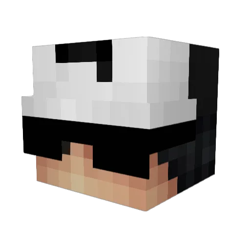 xJaru Minecraft avatar head, 3D render