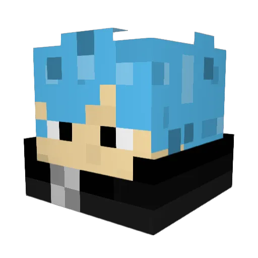xJaydnG Minecraft avatar head, 3D render