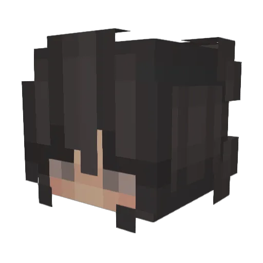 xJelly_ Minecraft avatar head, 3D render