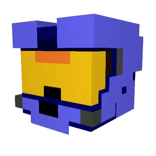 xJeremy Minecraft avatar head, 3D render